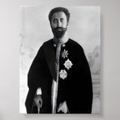 Haile Selassie Jah Rastafari Rasta Reggae Roots Poster (Vorne)