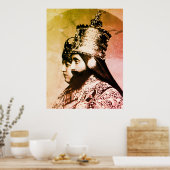 Haile Selassie Jah Rastafari Rasta Reggae Roots   Poster (Küche)