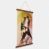 Haile Selassie Jah Rastafari Rasta Reggae Roots   Wandteppich Mit Holzrahmen (Gewinkelt)