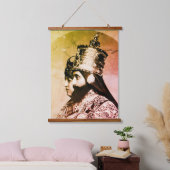 Haile Selassie Jah Rastafari Rasta Reggae Roots   Wandteppich Mit Holzrahmen (Schlafzimmer)
