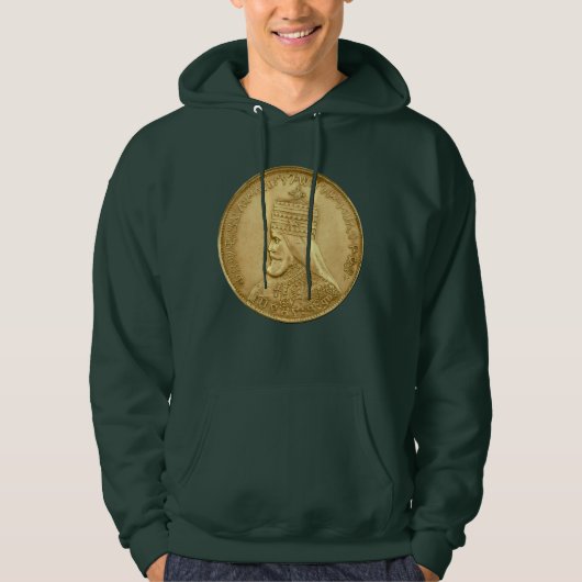 Haile Selassie Jah Rastafari Reggae Rasta Roots  Hoodie (Vorderseite)