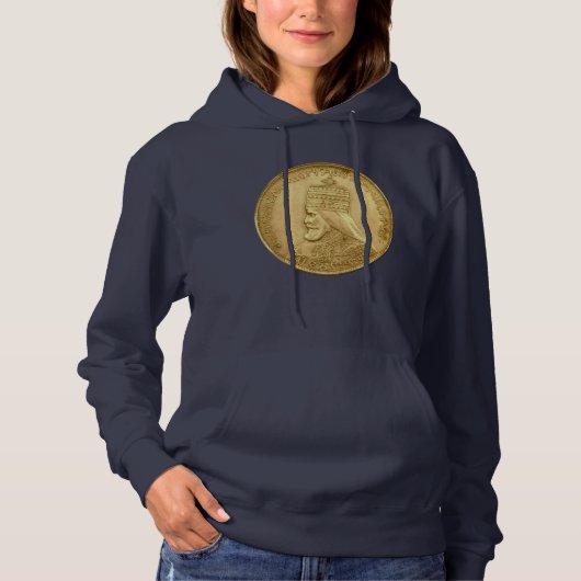 Haile Selassie Jah Rastafari Reggae Rasta Roots  Hoodie (Vorderseite)