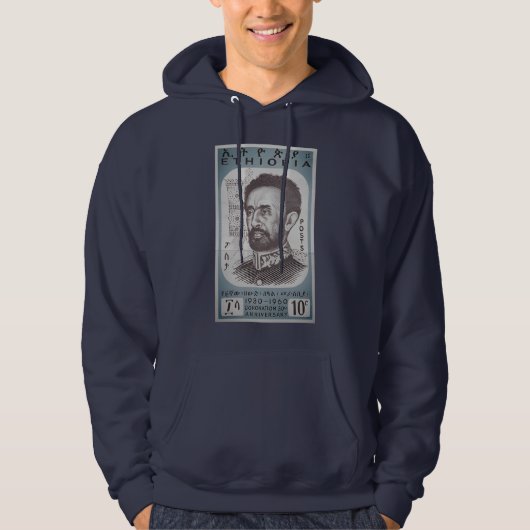 Haile Selassie Jah Rastafari Reggae Rasta Roots Hoodie (Vorderseite)