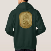 Haile Selassie Jah Rastafari Reggae Rasta Roots Hoodie (Rückseite)