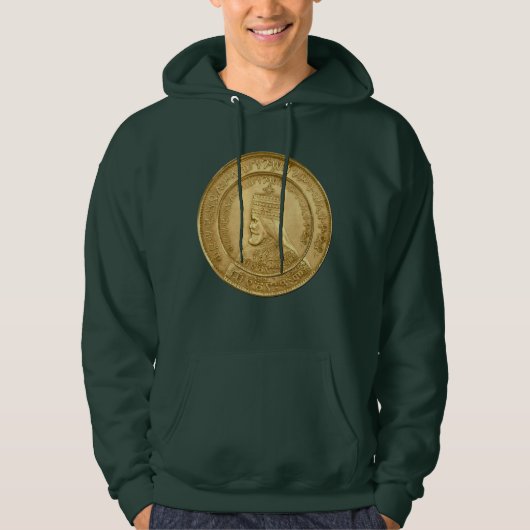 Haile Selassie Jah Rastafari Reggae Rasta Roots Hoodie (Vorderseite)