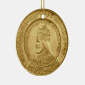 Haile Selassie Jah Rastafari Reggae Rasta Roots Keramik Ornament (Rechts)