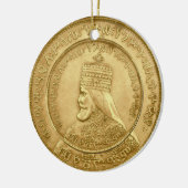 Haile Selassie Jah Rastafari Reggae Rasta Roots Keramik Ornament (Links)