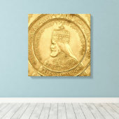 Haile Selassie Jah Rastafari Reggae Rasta Roots  Leinwanddruck (Insitu (Holzboden))