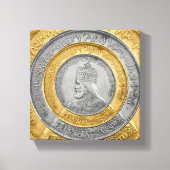 Haile Selassie Jah Rastafari Reggae Rasta Roots  Leinwanddruck (Vorderseite)