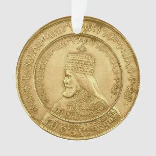 Haile Selassie Jah Rastafari Reggae Rasta Roots Ornament