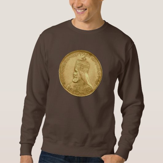 Haile Selassie Jah Rastafari Reggae Rasta Roots  Sweatshirt (Vorderseite)