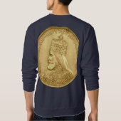 Haile Selassie Jah Rastafari Reggae Rasta Roots  Sweatshirt (Rückseite)