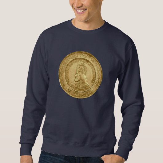 Haile Selassie Jah Rastafari Reggae Rasta Roots  Sweatshirt (Vorderseite)