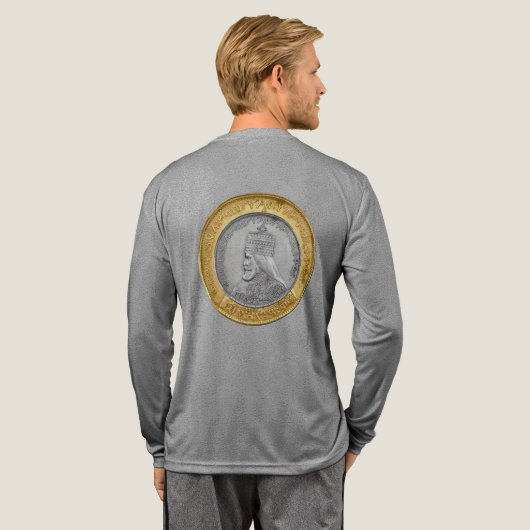 Haile Selassie Jah Rastafari Reggae Rasta Roots  Tri-Blend Shirt (Voller Rücken)