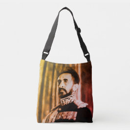 Haile Selassie - Jah Rastafari - Reggae Roots Bag Tragetaschen Mit Langen Trägern
