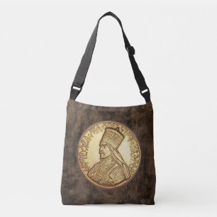 Haile Selassie - Jah Rastafari - Reggae Roots Bag Tragetaschen Mit Langen Trägern