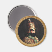 Haile Selassie Jah Rastafari Royal Reggae Roots Magnet (Vorderseite/Rückseite)