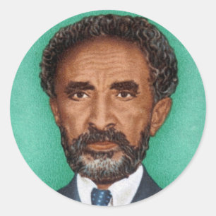 Haile Selassie - Messiah - Jah Rastafari Sticker