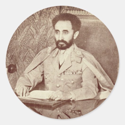 Haile Selassie - Messiah - Jah Rastafari Sticker (Vorderseite)