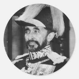 Haile Selassie - Messiah - Jah Rastafari Sticker