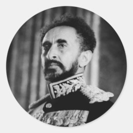 Haile Selassie - Messiah - Jah Rastafari Sticker
