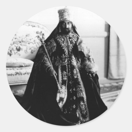 Haile Selassie - Messiah - Jah Rastafari Sticker (Vorderseite)