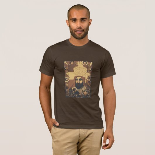 Haile Selassie Modern Art Shirt Jah Rastafari Root (Vorne ganz)