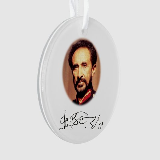 Haile Selassie Ornament (Vorderseite)