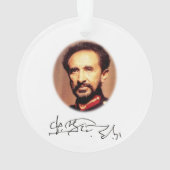 Haile Selassie Ornament (Rückseite)