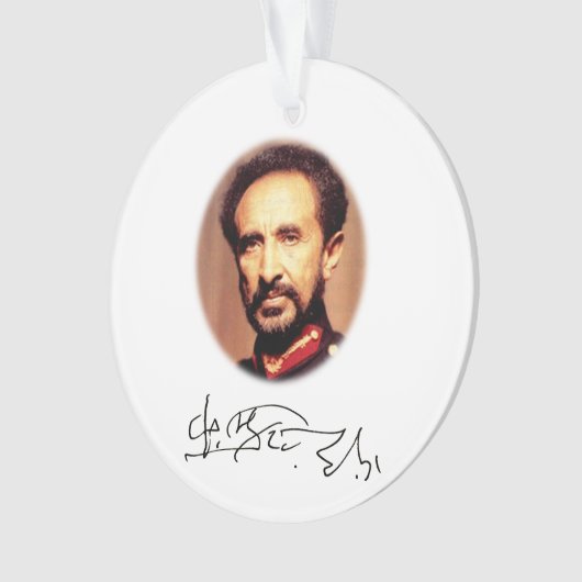 Haile Selassie Ornament (Vorderseite)