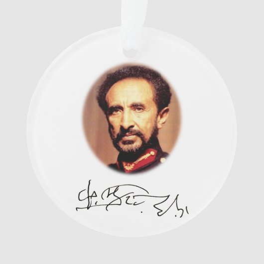 Haile Selassie Ornament (Vorderseite)
