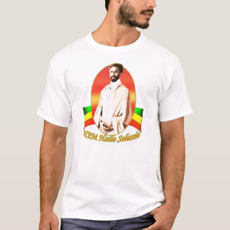 Haile Selassie ovales Porträt-Standard-Kleid T-Shirt