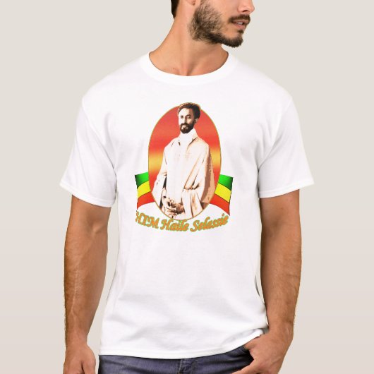Haile Selassie ovales Porträt-Standard-Kleid T-Shirt (Vorderseite)