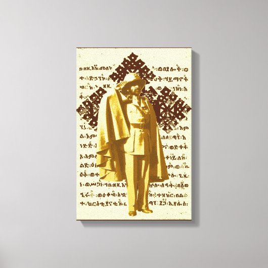 Haile Selassie Rasta Reggae Ethiopia Jamaica Leinwanddruck (Vorderseite)