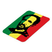Haile Selassie - Rastafara - Reggae Rasta Magnet (Linke Seite)