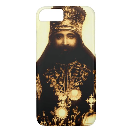 Haile Selassie - Rastafari - iPhone Case (Rückseite)