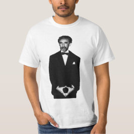 Haile Selassie schwarzes u. weißes Foto-Shirt T-Shirt