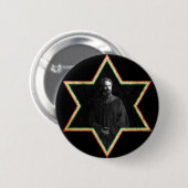 Haile Selassie Stern Davids Button (Vorne & Hinten)