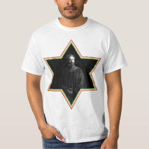 Haile Selassie Stern Davids T-Shirt