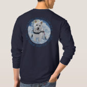 Haile Westie Gaurdian die Hülse der Männer langer T-Shirt (Rückseite)