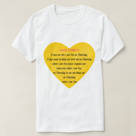 Hailee Steinfeld Shirt und Hailee Steinfeld Hoodie (Design vorne)