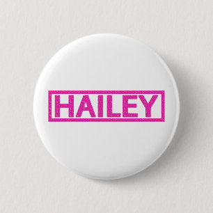 Hailey Briefmarke Button