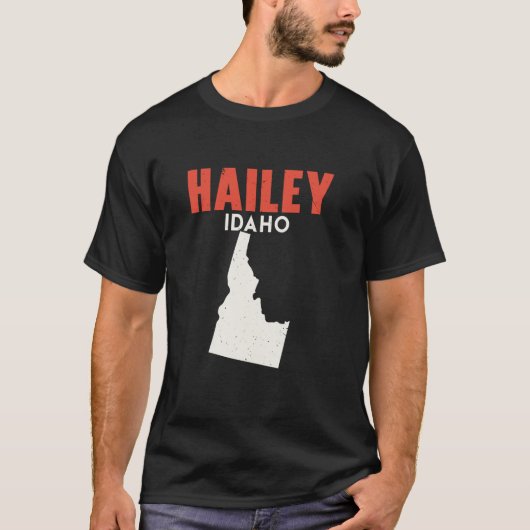 Hailey Idaho USA Staat Amerika Reisen Idahoan T-Shirt (Vorderseite)