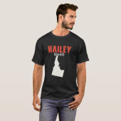 Hailey Idaho USA Staat Amerika Reisen Idahoan T-Shirt (Vorne ganz)