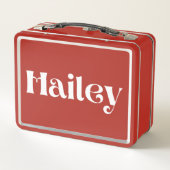 Hailey Metall Brotdose (Rückseite)