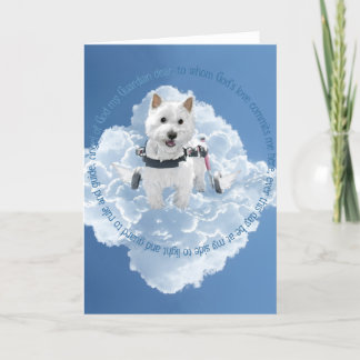 Hailey Westie - Blank Greeting Cards Feiertagskarte