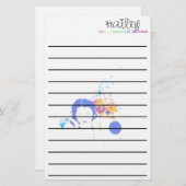 Haileys Musik stationär Briefpapier (Vorne/Hinten)