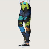 Haimuster, moderne Stadt Leggings (Links)