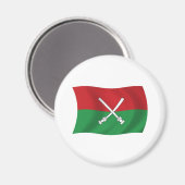 Hainan Li & Miao Flag Magnet (Vorderseite/Rückseite)