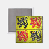 Hainaut Magnet (Vorderseite/Rückseite)